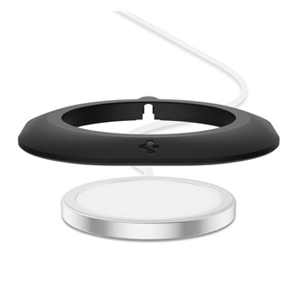 SPIGEN MAGFIT szilikon tartó csúszásgátló talp, MagSafe, FEKETE