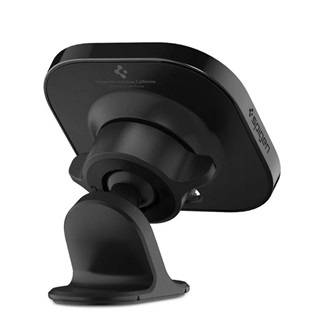 SPIGEN MAG FIT autós tartó (öntapadó, műszerfalra, 360°, mágneses) FEKETE