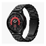 SPIGEN MODERN FIT pótszíj univerzális, 22mm fém, FEKETE