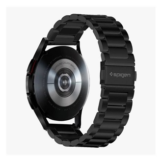 SPIGEN MODERN FIT pótszíj univerzális, 22mm fém, FEKETE