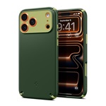 SPIGEN NANO POP HYBRID szilikon telefonvédő (légpárnás sarok, kameravédő, MagSafe) SÖTÉTZÖLD