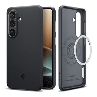 SPIGEN NANO POP szilikon telefonvédő (kameravédő, MagSafe) FEKETE