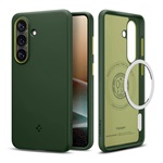 SPIGEN NANO POP szilikon telefonvédő (kameravédő, MagSafe) SÖTÉTZÖLD