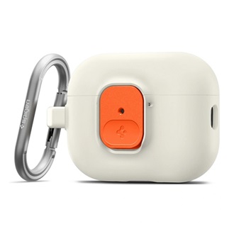 SPIGEN NANO POP szilikon tok (karabiner) BÉZS Apple AirPods Pro 3