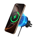SPIGEN ONETAP PRO4 autós tartó szellőzőre, 15W, FEKETE