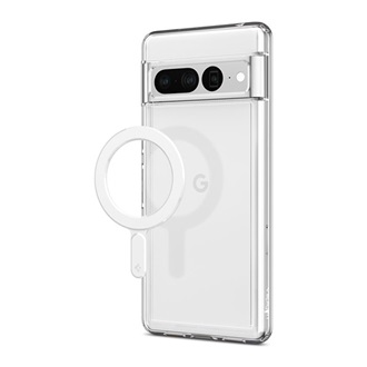 SPIGEN ONETAP RING öntapadós fémlap mágneses autós tartóhoz ideális, MagSafe, FEHÉR