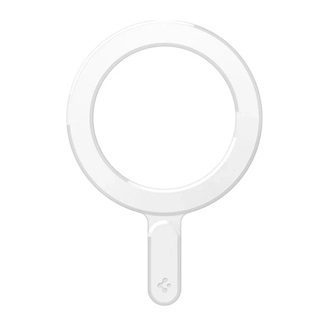 SPIGEN ONETAP RING öntapadós fémlap mágneses autós tartóhoz ideális, MagSafe, FEHÉR