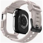 SPIGEN RUGGED ARMOR PRO 2 pótszíj (egyedi méret, szilikon, ütésállóság + szilikon keret) BÉZS