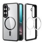 SPIGEN ULTRA HYBRID MAG műanyag telefonvédő (ütésállóság, légpárnás keret, MagSafe) FEKETE
