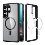 SPIGEN ULTRA HYBRID MAG műanyag telefonvédő (ütésállóság, légpárnás keret, MagSafe) FEKETE