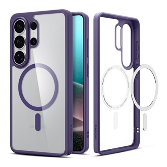 SPIGEN ULTRA HYBRID MAG műanyag telefonvédő (ütésállóság, légpárnás keret, MagSafe) LILA