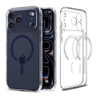 SPIGEN ULTRA HYBRID MAG műanyag telefonvédő (ütésállóság, légpárnás keret, MagSafe) SÖTÉTKÉK