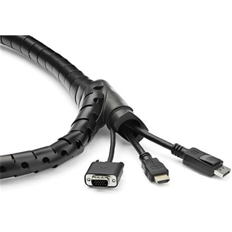 StarTech CMSCOILED 25mm x 1,5m kábelkötegelő fekete