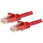 STARTECH 0.5M RED CAT6 PATCH CABLE .