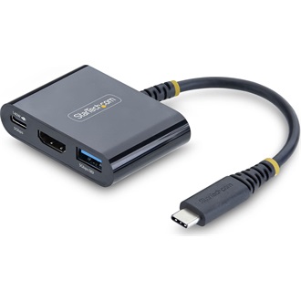 STARTECH 168B-USBC-MULTIPORT USB-C HDMI MULTIPORT HUB BLACK