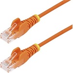 STARTECH 25CM ORANGE SLIM CAT6 CABLE SLIM SNAGLESS RJ45 UTP PATCH CAB