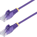 STARTECH 25CM PURPLE SLIM CAT6 CABLE SLIM SNAGLESS RJ45 UTP PATCH CAB