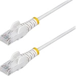 STARTECH 25CM WHITE SLIM CAT6 CABLE SNAGLESS RJ45 UTP PATCH CABLE