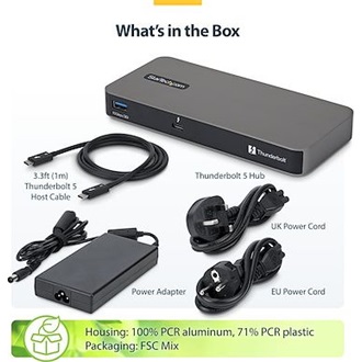 STARTECH 303UE-TB5-HUB 4-PORT THUNDERBOLT 5 HUB