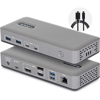 STARTECH 3X MONITOR USB-C DOCK 100W PD TRIPLE-MONITOR DP/HDMI 4K60