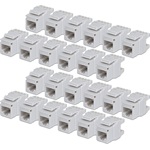 STARTECH CAT6 KEYSTONE JACK 24-PACK 24-PACK180-DEGREE 110 PUNCH DOWN
