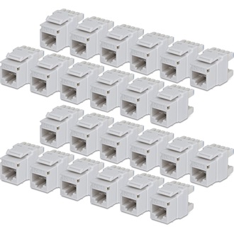 STARTECH CAT6 KEYSTONE JACK 24-PACK 24-PACK180-DEGREE 110 PUNCH DOWN