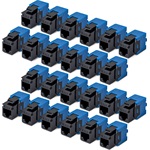 STARTECH CAT6 KEYSTONE JACK 24-PACK 24-PACK180-DEGREE TOOLLESS BLACK