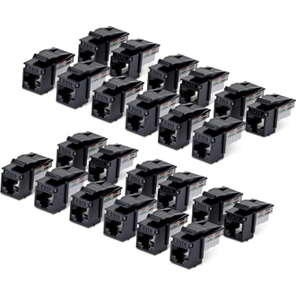 STARTECH CAT6 KEYSTONE JACK 24-PACK 24-PACK90-DEGREE 110 PUNCH DOWN