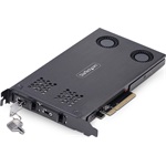 STARTECH DUAL M.2 NVME SSD TO PCIE X8 REMOVABLE MOBILE RACK/BACKPLANE