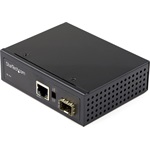 STARTECH INDUSTRIAL FIBER TO ETHERNET CONVERTER 1GBPS SFP TO RJ45
