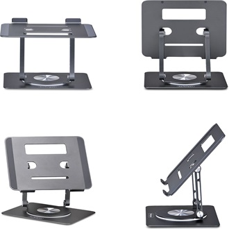 STARTECH ROTATING LAPTOP STAND/RISER COMPUTER STAND W/360 SWIVEL BASE