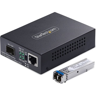 STARTECH SM LC FIBER MEDIA CONVERTER .