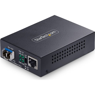 STARTECH SM LC FIBER MEDIA CONVERTER .