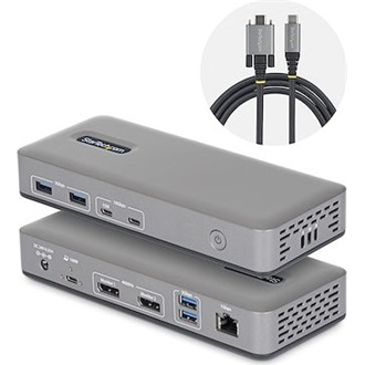 STARTECH USB-C DOCK 2X DP 100W PD .