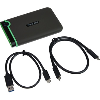 Transcend StoreJet 25M3C 2TB USB3.1 Gen1 C 2,5" ütésálló külső HDD szürke