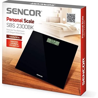 Sencor SBS 2300BK személymérleg fekete