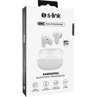 S-Link TWS08 True Wireless fülhallgató headset fehér