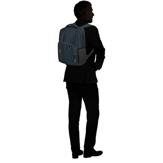Samsonite Biz2Go Backpack 14,1" notebook poliészter hátizsák kék (Deep Blue)