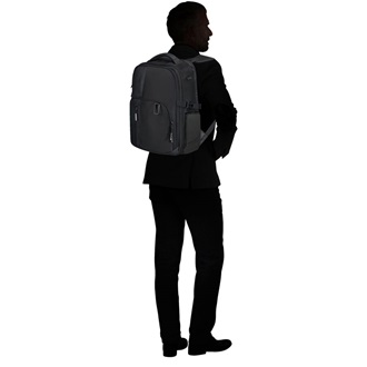 Samsonite Biz2Go Backpack 15,6" notebook poliészter hátizsák fekete (Black)