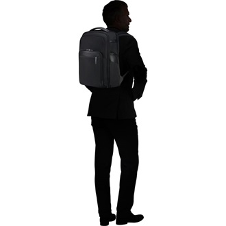Samsonite Evosight Backpack 14,1" notebook poliészter hátizsák fekete 17,5L
