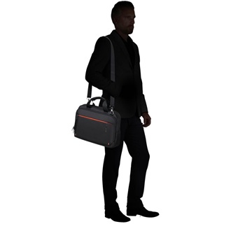 Samsonite Network 4 Bailhandle 15,6" notebook oldaltáska fekete (Charcoal Black)