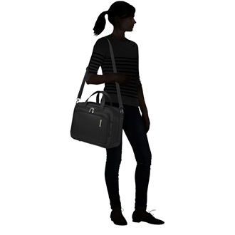Samsonite Respark 15,6" notebook műanyag oldaltáska fekete (Ozone Black)