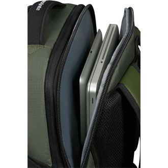 Samsonite Roadseeker Backpack L univerzális poliészter hátizsák zöld (Dark Olive) 32/40L