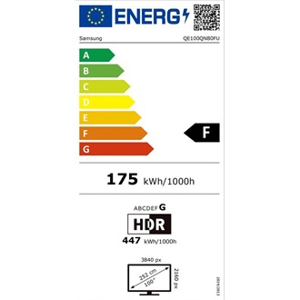 Samsung 100" QE100QN80FUXXH 4K UHD Smart Neo QLED Mini LED TV