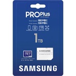 Samsung 1024GB PRO Plus (+adapter) UHS-1 Class10 U3 V30 A2 vízálló ütésálló microSDXC memóriakártya BOX kék
