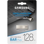 Samsung 128GB BAR Plus vízálló USB-A 3.2 Gen1 pendrive BOX ezüst