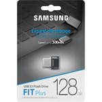 Samsung 128GB FIT Plus vízálló USB-A 3.2 Gen1 pendrive BOX fekete