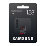 Samsung 128GB T9 UHS-1 Class10 U3 V30 A2 microSDXC memóriakártya BOX fekete