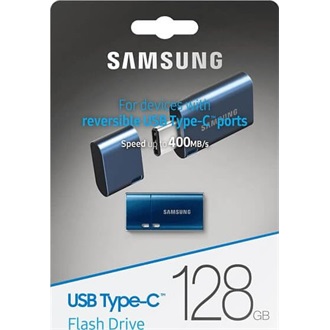 Samsung 128GB Type-C vízálló USB-C 3.2 Gen1 pendrive BOX kék