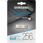 Samsung 256GB BAR Plus vízálló USB-A 3.2 Gen1 pendrive BOX ezüst